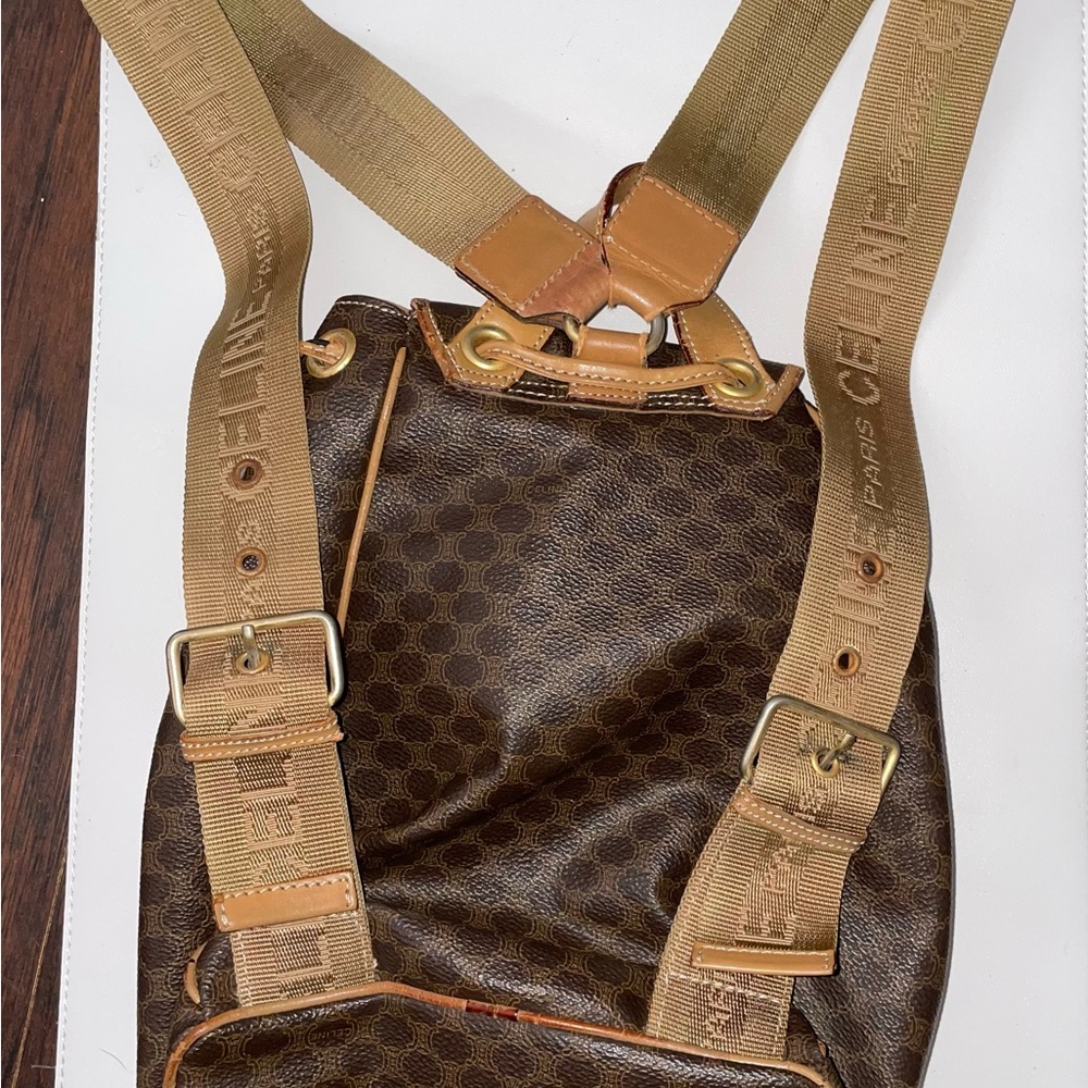 Authentic Celine Backpack -Style Brown Monogram B… - image 2